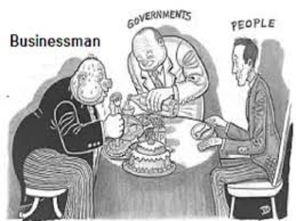 Just what is a crony capitalist society?